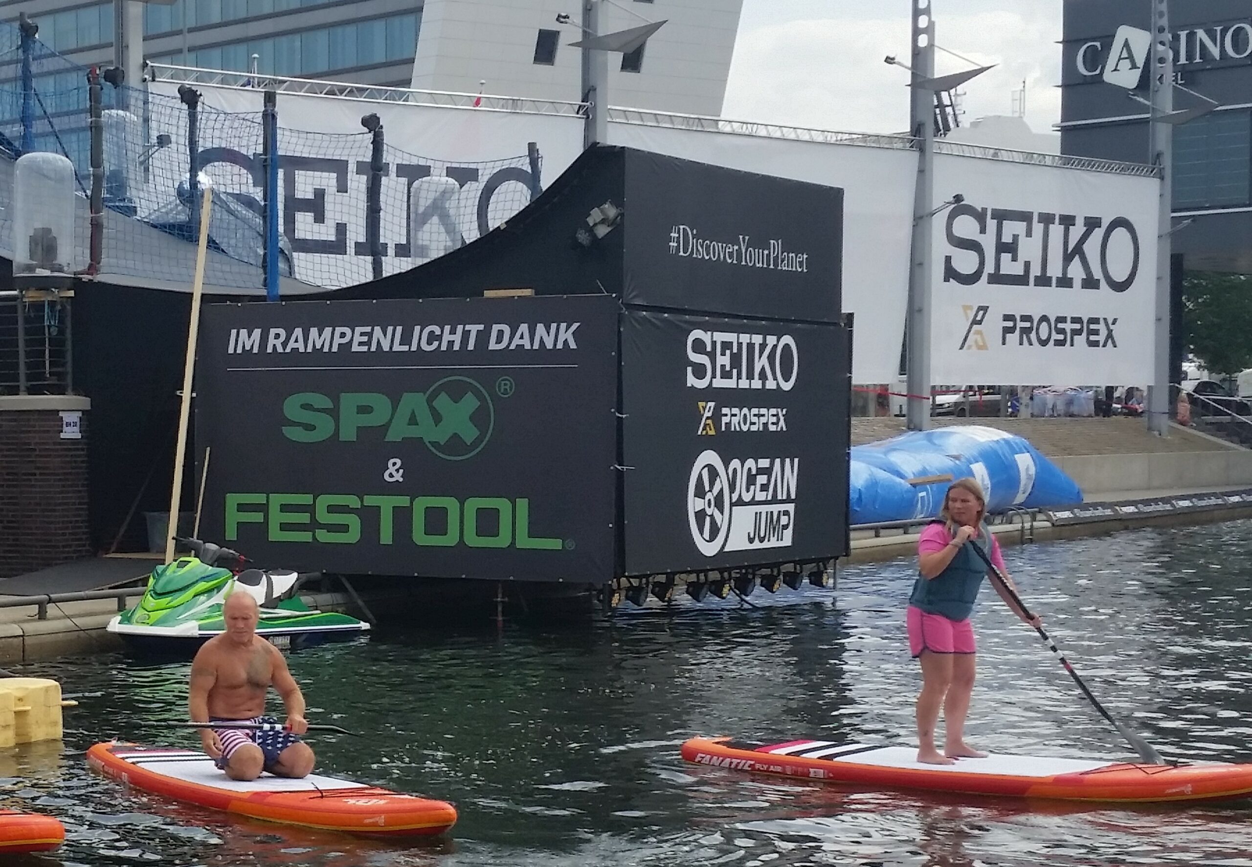 Kieler Woche 2018: Konny Reimann eröffnet SEIKO Prospex OCEAN Funpark