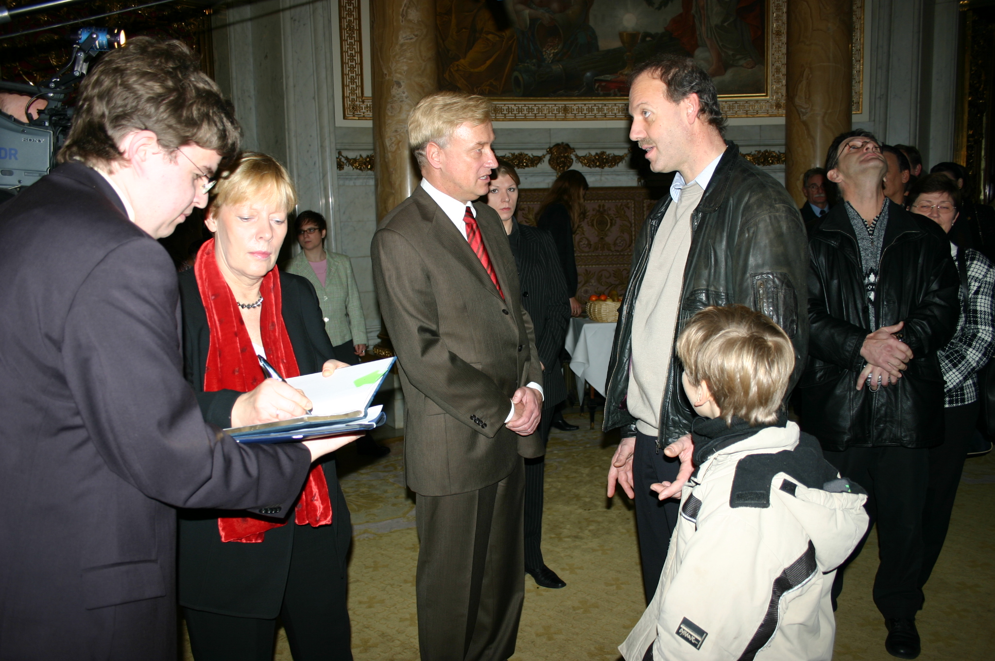 Neujahrsempfang 2005 im Hamburger Rathaus