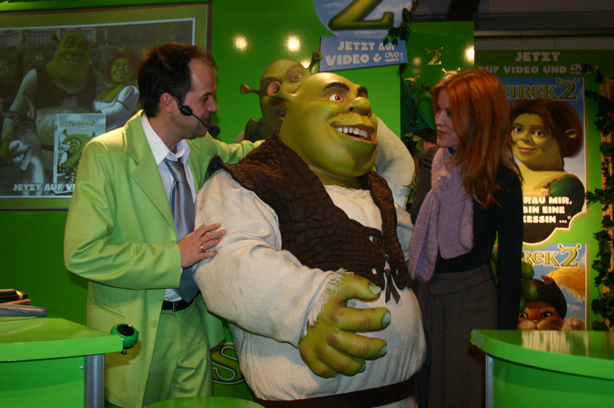 Shrek 2 Fan-Gewinnspiel Finale 2005 im Saturn Mö. Hamburg