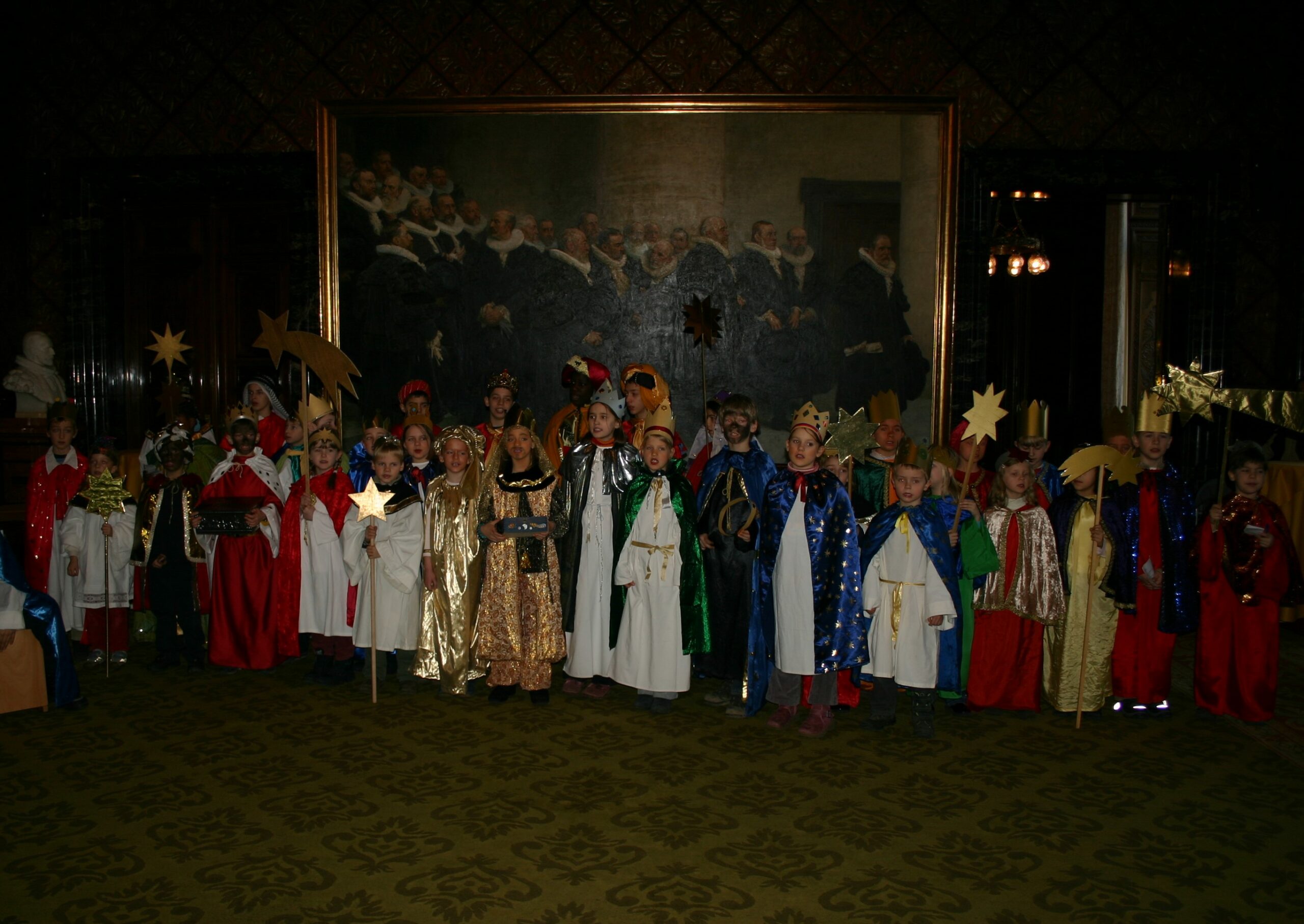 Sternsinger zu Gast im Rathaus Hamburger 2005